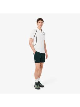 Lacoste - Ultra Dry Reflective Tennis Green Shorts
