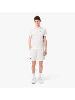 Lacoste - Tennis Heritage Ultra Dry Trim Accent White Shorts