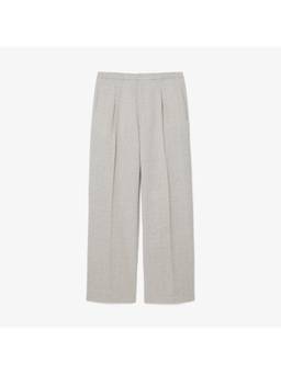 Lacoste - Relaxed Fit Slub Weave Grey Pants