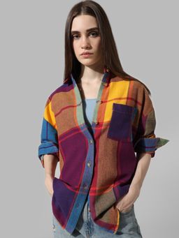 ONLY - Oversized Checked Shirt