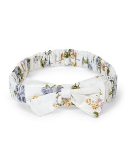 Little Hip Boutique - Soft Cotton Floral Baby B& - White & Purple