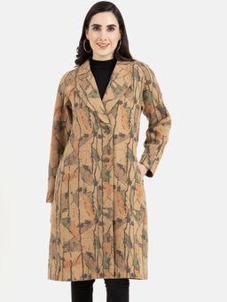 Owncraft - S Women's Printed Wool Coat