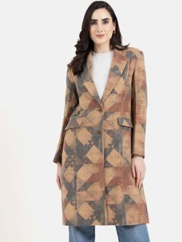Owncraft - Women'S Printed Wool Coat