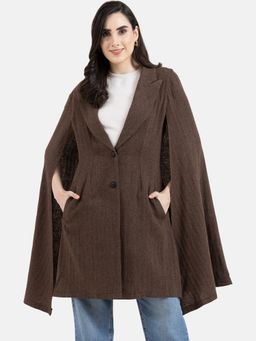 Owncraft - Women'S Herringbone Wool Cape Coat