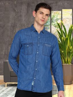 KUONS AVENUE - Men's Denim Casual Shirt