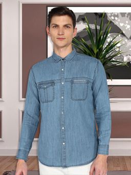KUONS AVENUE - Men's Denim Casual Shirt