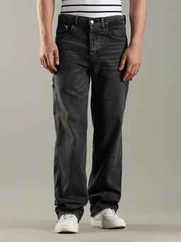 Tommy Hilfiger - Mid Wash Loose Fit Mid Rise Jeans