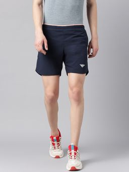 WOODS - Solid Navy Shorts for Men