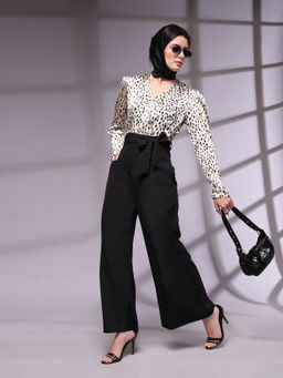 KASSUALLY - Women White Polka Dots Basic Jumpsuit