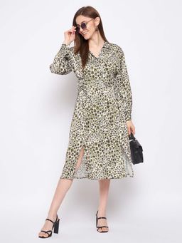 Madame - Women Olive Dress