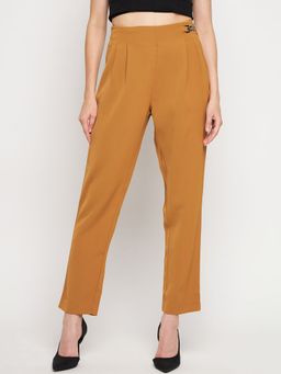 Madame - Women Tan Trousers