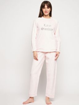 Madame - Women Peach Night Suit (Set of 2)