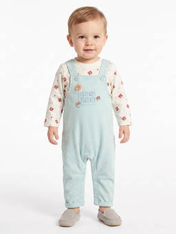 MINI KLUB - Boys Blue Dungaree & T-shirt