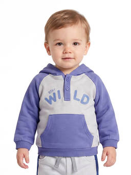 MINI KLUB - Boys Purple Hoodie