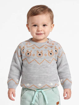 MINI KLUB - Boys Grey Sweater