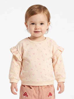 MINI KLUB - Girls Peach Sweatshirt