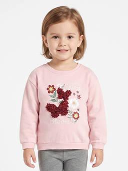 MINI KLUB - Girls Pink Sweatshirt