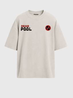 Napchief - Unisex Off White Deadpool T-Shirt