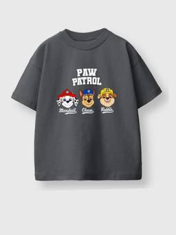 Napchief - Unisex Grey Paw Patrol Hero Crew Graphic T-Shirt