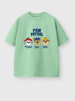 Napchief - Unisex Green Paw Patrol Hero Crew Graphic T-Shirt
