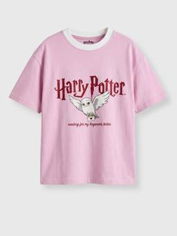 Napchief - Unisex Pink Harry Potter Magical Wings T-Shirt