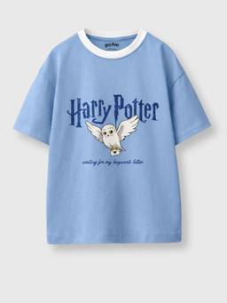Napchief - Unisex Blue Harry Potter Magical Wings T-Shirt