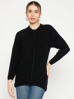 Creative Line - Black Woven Knitted Sweater