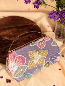 THE TAN CLAN - Riveria Multicolor Capsule Clutch with Detachable Chain