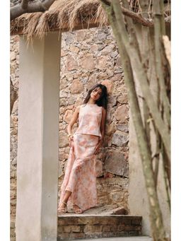 Contemponari - Linen Peach Co-Ord Set