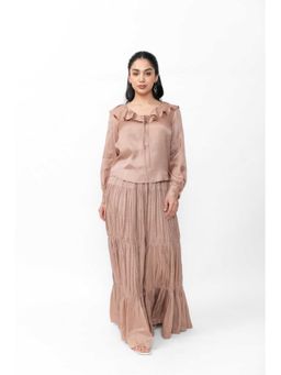 Contemponari - Ruffle Pink Co-Ord Set