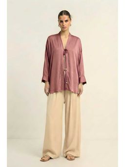 NEORA BY NEHAL CHOPRA - Loop Pink Shirt