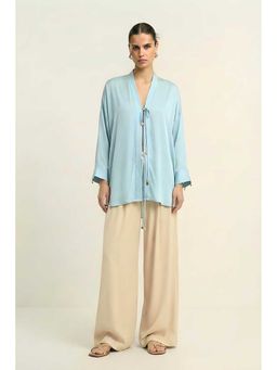 NEORA BY NEHAL CHOPRA - Loop Blue Shirt
