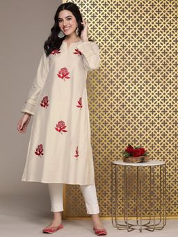 Gahan - Jashn Floral Embroidered Thread Work Kurta