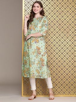 Gahan - Jashn Pure Cotton Ethnic Motifs Printed Kurta