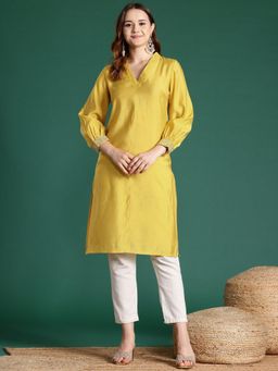 Gahan - Sequin Detail Straight Kurta