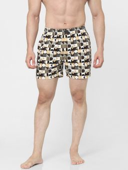 Jack & Jones - White Printed Boxers