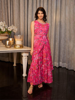 W - Pink Floral Dress