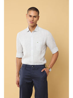 MELVIN JONES - Melvin Jone Mazus Light Grey Woven Casual Shirt