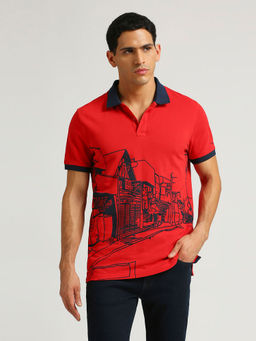 Pepe Jeans - Ross Placement Printed Polo T-shirt