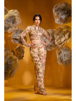 Sonia Baderia - Beige Printed Co-Ord (Set of 2)