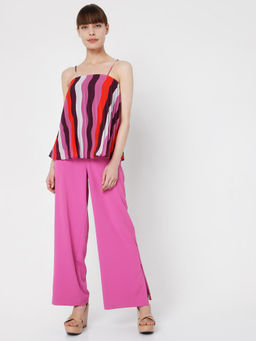 VERO MODA - Women Multi Stripes Casual Top