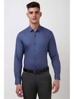 Peter England - Men Blue Slim Fit Formal Shirt