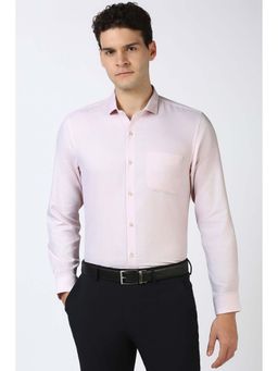 Peter England - Men Pink Slim Fit Formal Shirt