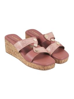 LAZERA SHOES - Women Slip On Pink Wedges