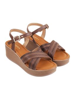 LAZERA SHOES - Women Brown Sandal Heels
