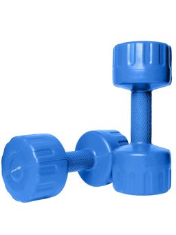 Strauss - Pvc Dumbbell 1 Kg (Each) (Pair) (Blue)