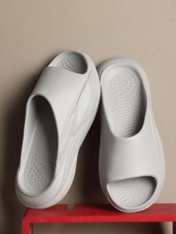 Aroom - Grey Comfortable Anti-Skid Sky Slip On Sliders