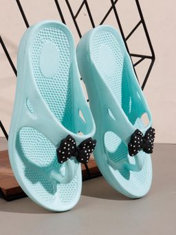 Aroom - Green Comfortable Anti-Skid Sky Slip On Flip Flops