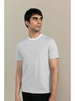 Perona - Keagan Grey Stripe T-Shirt