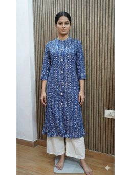 Meeranshi - Blue Cotton Printed Kurta